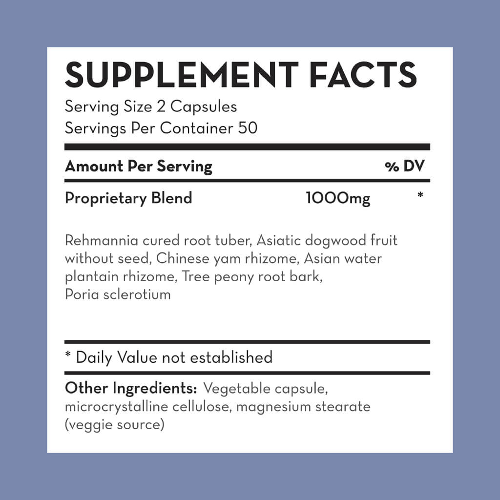 Six Ingredient Pill With Rehmannia