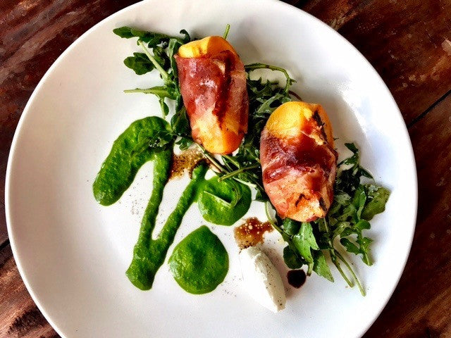Grilled Peaches and Prosciutto to Stimulate Digestion and Qi