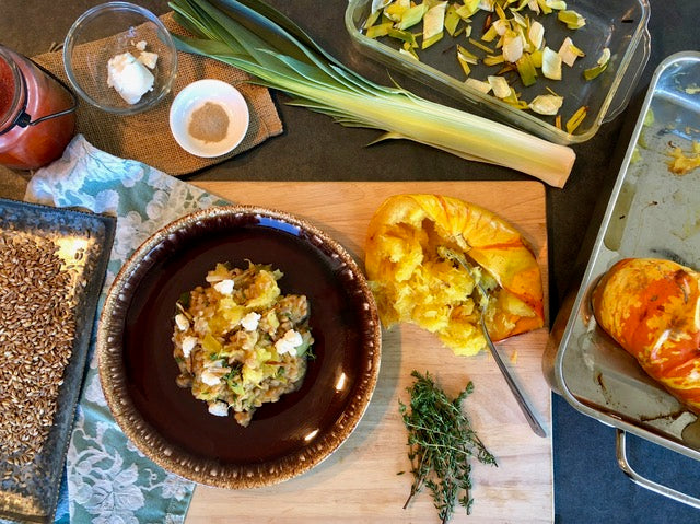 Ancient Farro and Roasted Pumpkin for Digestive Health