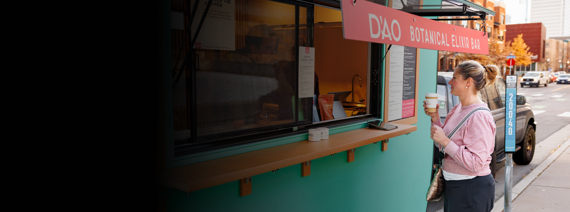 Botanical beverages and wellness background