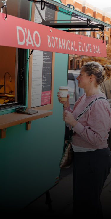 Botanical beverages and wellness background