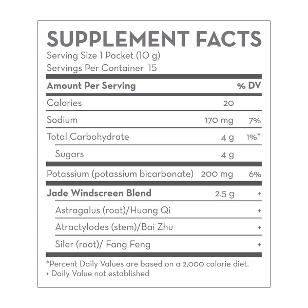 Immunity Support Supplement Facts