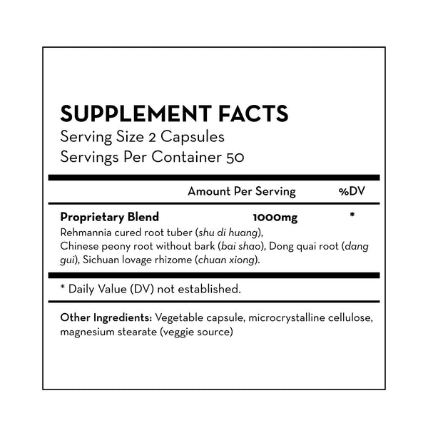 Four Substance Supplement Facts